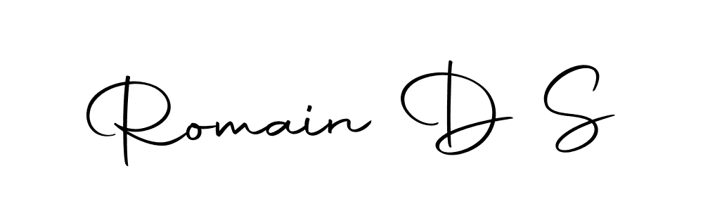 if you are searching for the best signature style for your name Romain D S. so please give up your signature search. here we have designed multiple signature styles  using Autography-DOLnW. Romain D S signature style 10 images and pictures png