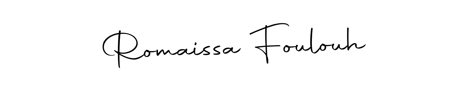 Similarly Autography-DOLnW is the best handwritten signature design. Signature creator online .You can use it as an online autograph creator for name Romaissa Foulouh. Romaissa Foulouh signature style 10 images and pictures png