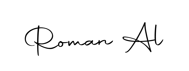 Create a beautiful signature design for name Roman Al. With this signature (Autography-DOLnW) fonts, you can make a handwritten signature for free. Roman Al signature style 10 images and pictures png