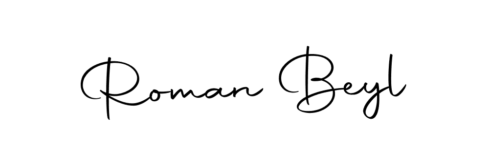 Also we have Roman Beyl name is the best signature style. Create professional handwritten signature collection using Autography-DOLnW autograph style. Roman Beyl signature style 10 images and pictures png