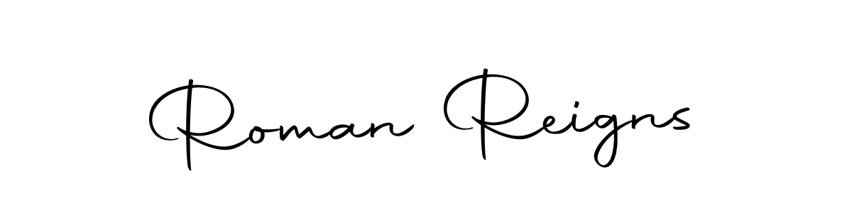 This is the best signature style for the Roman Reigns name. Also you like these signature font (Autography-DOLnW). Mix name signature. Roman Reigns signature style 10 images and pictures png