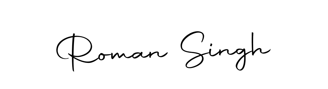 Use a signature maker to create a handwritten signature online. With this signature software, you can design (Autography-DOLnW) your own signature for name Roman Singh. Roman Singh signature style 10 images and pictures png