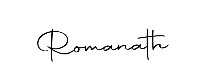 Romanath stylish signature style. Best Handwritten Sign (Autography-DOLnW) for my name. Handwritten Signature Collection Ideas for my name Romanath. Romanath signature style 10 images and pictures png