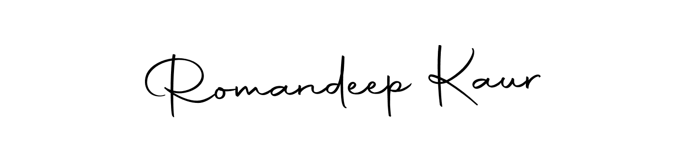 How to make Romandeep Kaur signature? Autography-DOLnW is a professional autograph style. Create handwritten signature for Romandeep Kaur name. Romandeep Kaur signature style 10 images and pictures png