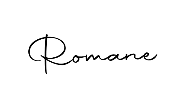 How to make Romane signature? Autography-DOLnW is a professional autograph style. Create handwritten signature for Romane name. Romane signature style 10 images and pictures png