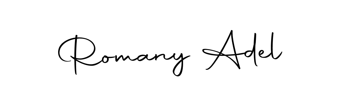 Romany Adel stylish signature style. Best Handwritten Sign (Autography-DOLnW) for my name. Handwritten Signature Collection Ideas for my name Romany Adel. Romany Adel signature style 10 images and pictures png