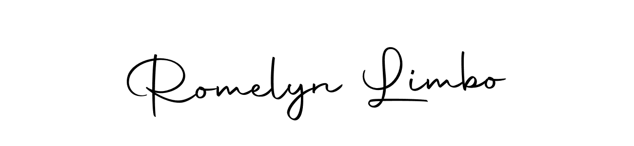 Use a signature maker to create a handwritten signature online. With this signature software, you can design (Autography-DOLnW) your own signature for name Romelyn Limbo. Romelyn Limbo signature style 10 images and pictures png