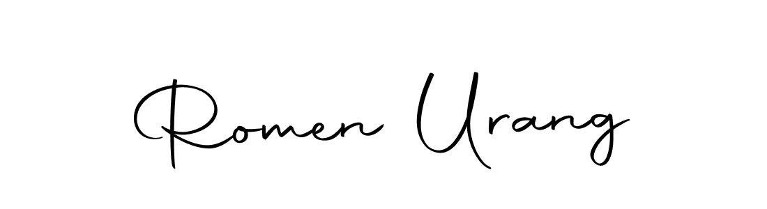 Design your own signature with our free online signature maker. With this signature software, you can create a handwritten (Autography-DOLnW) signature for name Romen Urang. Romen Urang signature style 10 images and pictures png