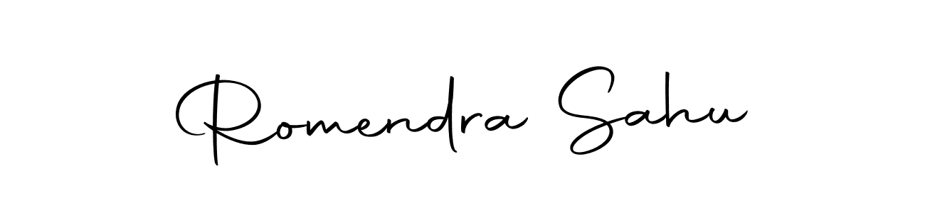 Make a beautiful signature design for name Romendra Sahu. Use this online signature maker to create a handwritten signature for free. Romendra Sahu signature style 10 images and pictures png