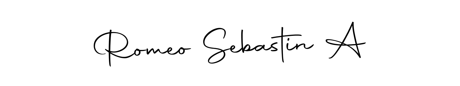 You can use this online signature creator to create a handwritten signature for the name Romeo Sebastin A. This is the best online autograph maker. Romeo Sebastin A signature style 10 images and pictures png