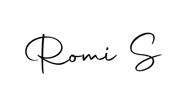 Here are the top 10 professional signature styles for the name Romi S. These are the best autograph styles you can use for your name. Romi S signature style 10 images and pictures png