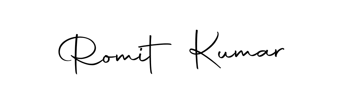 Use a signature maker to create a handwritten signature online. With this signature software, you can design (Autography-DOLnW) your own signature for name Romit Kumar. Romit Kumar signature style 10 images and pictures png