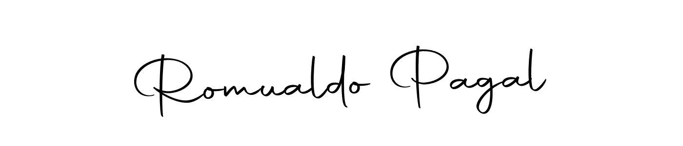 Romualdo Pagal stylish signature style. Best Handwritten Sign (Autography-DOLnW) for my name. Handwritten Signature Collection Ideas for my name Romualdo Pagal. Romualdo Pagal signature style 10 images and pictures png