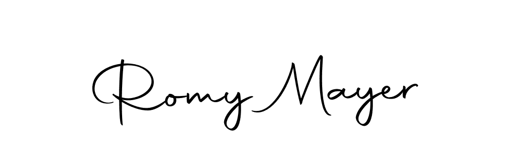 You should practise on your own different ways (Autography-DOLnW) to write your name (Romy Mayer) in signature. don't let someone else do it for you. Romy Mayer signature style 10 images and pictures png