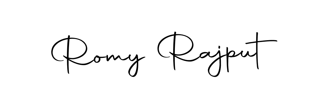 You can use this online signature creator to create a handwritten signature for the name Romy Rajput. This is the best online autograph maker. Romy Rajput signature style 10 images and pictures png