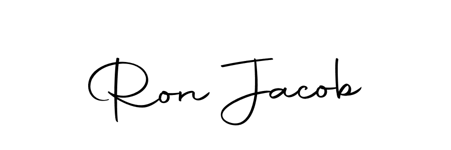 Make a beautiful signature design for name Ron Jacob. With this signature (Autography-DOLnW) style, you can create a handwritten signature for free. Ron Jacob signature style 10 images and pictures png