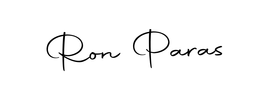 Design your own signature with our free online signature maker. With this signature software, you can create a handwritten (Autography-DOLnW) signature for name Ron Paras. Ron Paras signature style 10 images and pictures png