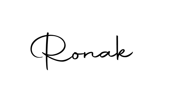 Use a signature maker to create a handwritten signature online. With this signature software, you can design (Autography-DOLnW) your own signature for name Ronak . Ronak  signature style 10 images and pictures png