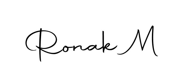 You can use this online signature creator to create a handwritten signature for the name Ronak M. This is the best online autograph maker. Ronak M signature style 10 images and pictures png