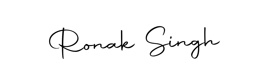 Design your own signature with our free online signature maker. With this signature software, you can create a handwritten (Autography-DOLnW) signature for name Ronak Singh. Ronak Singh signature style 10 images and pictures png