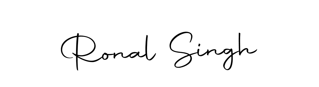 Use a signature maker to create a handwritten signature online. With this signature software, you can design (Autography-DOLnW) your own signature for name Ronal Singh. Ronal Singh signature style 10 images and pictures png