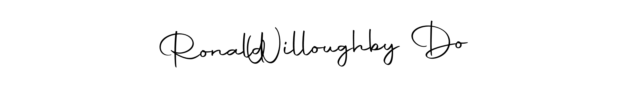 Make a beautiful signature design for name Ronald   Willoughby Do. With this signature (Autography-DOLnW) style, you can create a handwritten signature for free. Ronald   Willoughby Do signature style 10 images and pictures png