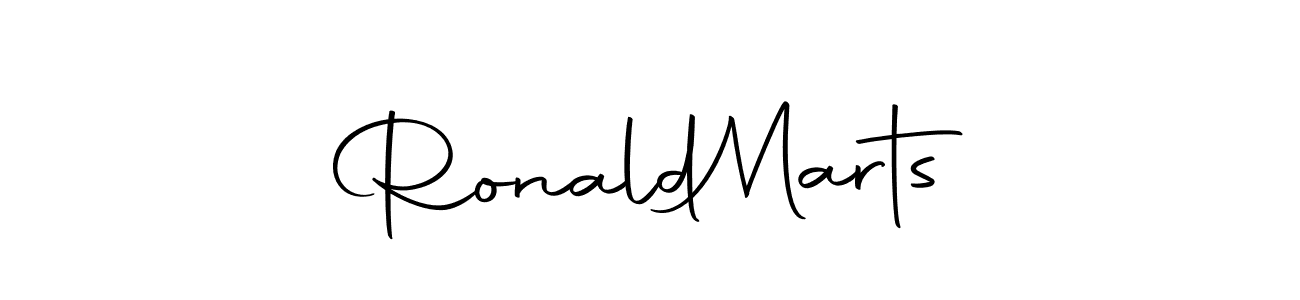 Make a beautiful signature design for name Ronald  Marts. With this signature (Autography-DOLnW) style, you can create a handwritten signature for free. Ronald  Marts signature style 10 images and pictures png