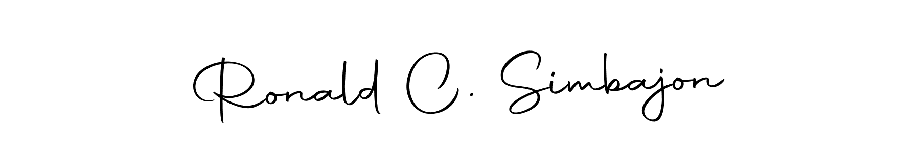 You can use this online signature creator to create a handwritten signature for the name Ronald C. Simbajon. This is the best online autograph maker. Ronald C. Simbajon signature style 10 images and pictures png