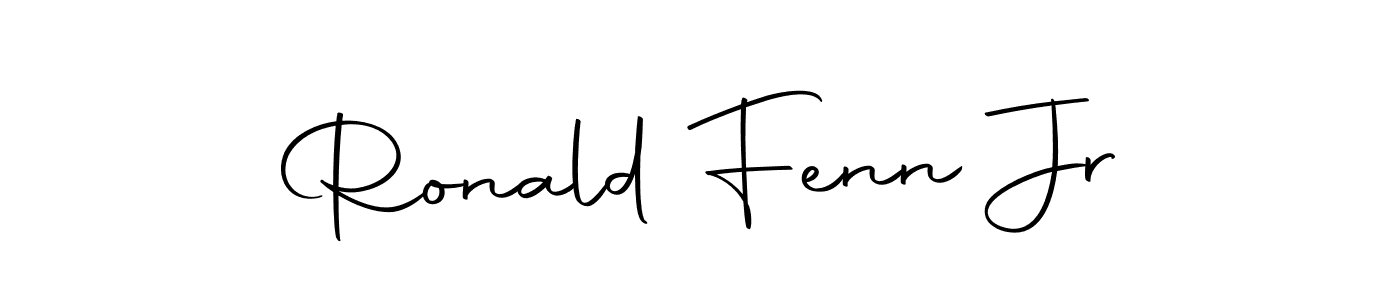 How to make Ronald Fenn Jr name signature. Use Autography-DOLnW style for creating short signs online. This is the latest handwritten sign. Ronald Fenn Jr signature style 10 images and pictures png