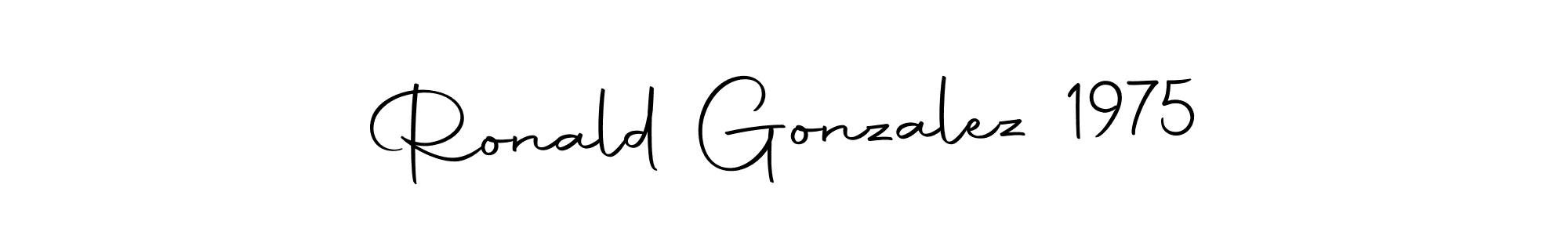 Create a beautiful signature design for name Ronald Gonzalez 1975. With this signature (Autography-DOLnW) fonts, you can make a handwritten signature for free. Ronald Gonzalez 1975 signature style 10 images and pictures png