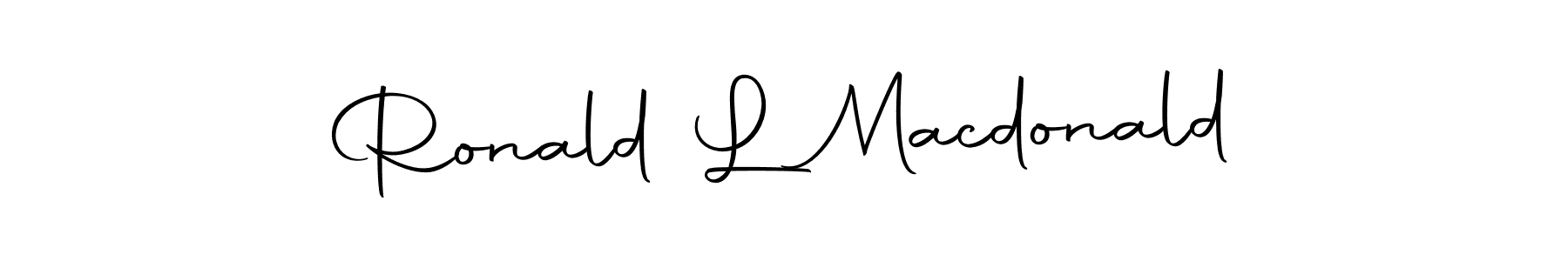 Use a signature maker to create a handwritten signature online. With this signature software, you can design (Autography-DOLnW) your own signature for name Ronald L Macdonald. Ronald L Macdonald signature style 10 images and pictures png