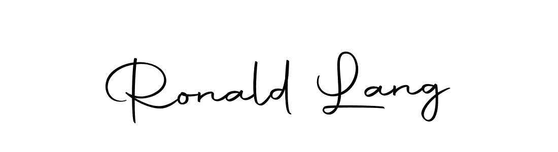 The best way (Autography-DOLnW) to make a short signature is to pick only two or three words in your name. The name Ronald Lang include a total of six letters. For converting this name. Ronald Lang signature style 10 images and pictures png