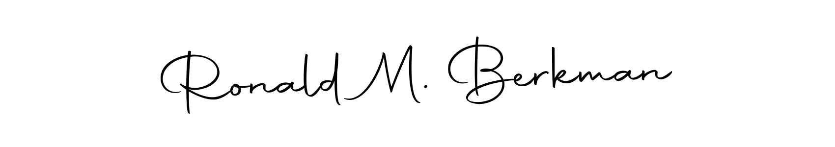 The best way (Autography-DOLnW) to make a short signature is to pick only two or three words in your name. The name Ronald M. Berkman include a total of six letters. For converting this name. Ronald M. Berkman signature style 10 images and pictures png