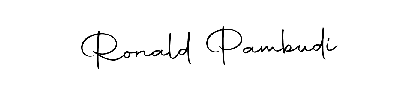 You can use this online signature creator to create a handwritten signature for the name Ronald Pambudi. This is the best online autograph maker. Ronald Pambudi signature style 10 images and pictures png