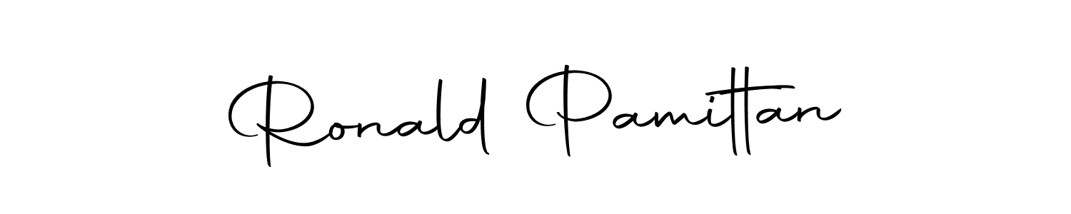 Ronald Pamittan stylish signature style. Best Handwritten Sign (Autography-DOLnW) for my name. Handwritten Signature Collection Ideas for my name Ronald Pamittan. Ronald Pamittan signature style 10 images and pictures png