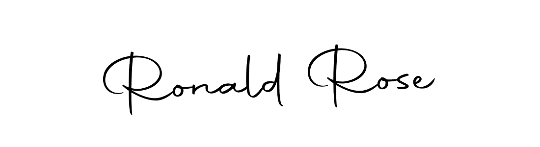 Make a beautiful signature design for name Ronald Rose. With this signature (Autography-DOLnW) style, you can create a handwritten signature for free. Ronald Rose signature style 10 images and pictures png