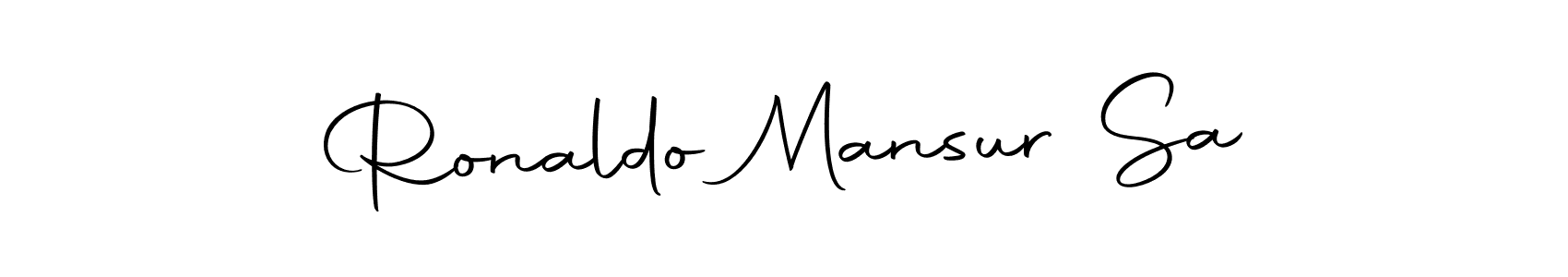 It looks lik you need a new signature style for name Ronaldo Mansur Sa. Design unique handwritten (Autography-DOLnW) signature with our free signature maker in just a few clicks. Ronaldo Mansur Sa signature style 10 images and pictures png