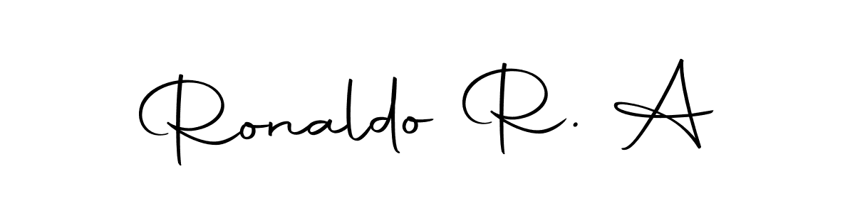 You can use this online signature creator to create a handwritten signature for the name Ronaldo R. A. This is the best online autograph maker. Ronaldo R. A signature style 10 images and pictures png