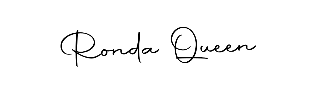 Ronda Queen stylish signature style. Best Handwritten Sign (Autography-DOLnW) for my name. Handwritten Signature Collection Ideas for my name Ronda Queen. Ronda Queen signature style 10 images and pictures png