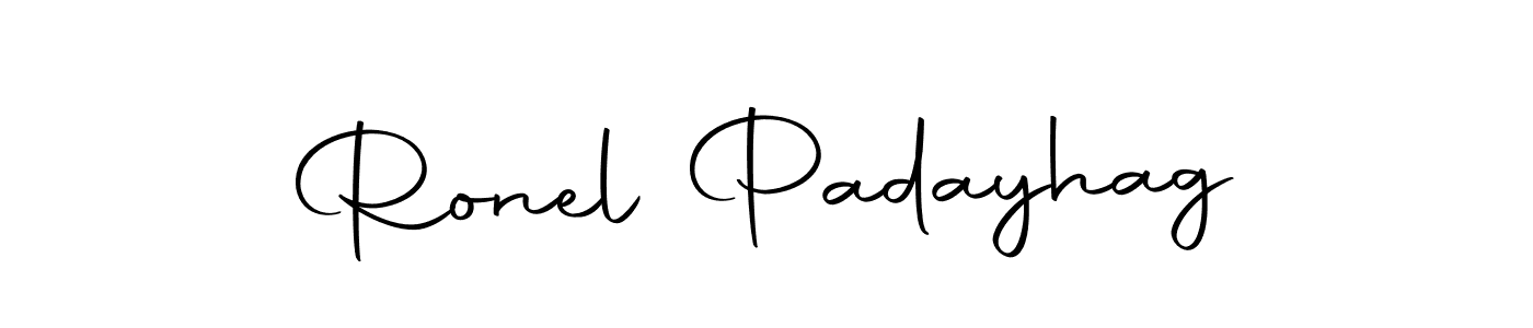 Create a beautiful signature design for name Ronel Padayhag. With this signature (Autography-DOLnW) fonts, you can make a handwritten signature for free. Ronel Padayhag signature style 10 images and pictures png