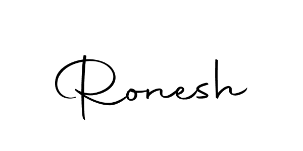 Ronesh stylish signature style. Best Handwritten Sign (Autography-DOLnW) for my name. Handwritten Signature Collection Ideas for my name Ronesh. Ronesh signature style 10 images and pictures png