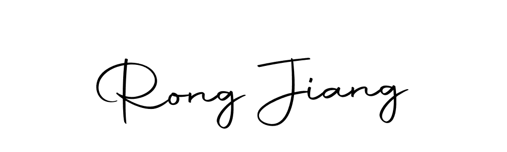 Use a signature maker to create a handwritten signature online. With this signature software, you can design (Autography-DOLnW) your own signature for name Rong Jiang. Rong Jiang signature style 10 images and pictures png