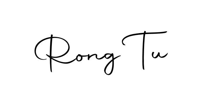 if you are searching for the best signature style for your name Rong Tu. so please give up your signature search. here we have designed multiple signature styles  using Autography-DOLnW. Rong Tu signature style 10 images and pictures png