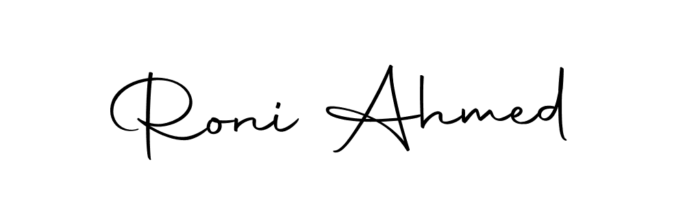 Similarly Autography-DOLnW is the best handwritten signature design. Signature creator online .You can use it as an online autograph creator for name Roni Ahmed. Roni Ahmed signature style 10 images and pictures png