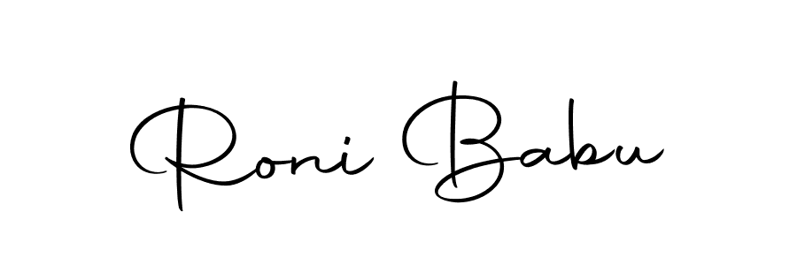 Make a beautiful signature design for name Roni Babu. Use this online signature maker to create a handwritten signature for free. Roni Babu signature style 10 images and pictures png