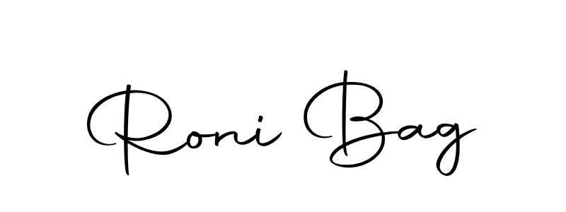 Make a short Roni Bag signature style. Manage your documents anywhere anytime using Autography-DOLnW. Create and add eSignatures, submit forms, share and send files easily. Roni Bag signature style 10 images and pictures png