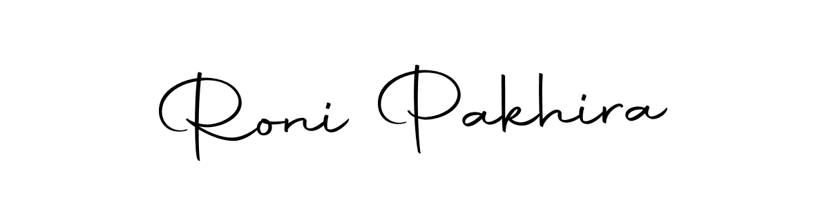 Make a beautiful signature design for name Roni Pakhira. Use this online signature maker to create a handwritten signature for free. Roni Pakhira signature style 10 images and pictures png