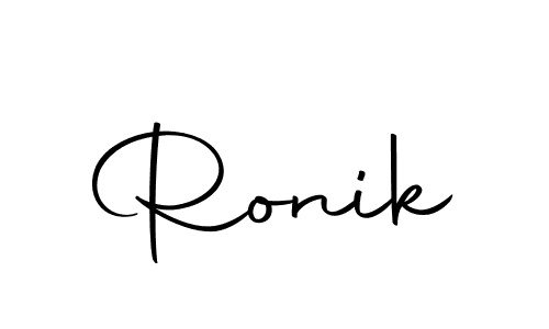 Make a beautiful signature design for name Ronik. Use this online signature maker to create a handwritten signature for free. Ronik signature style 10 images and pictures png