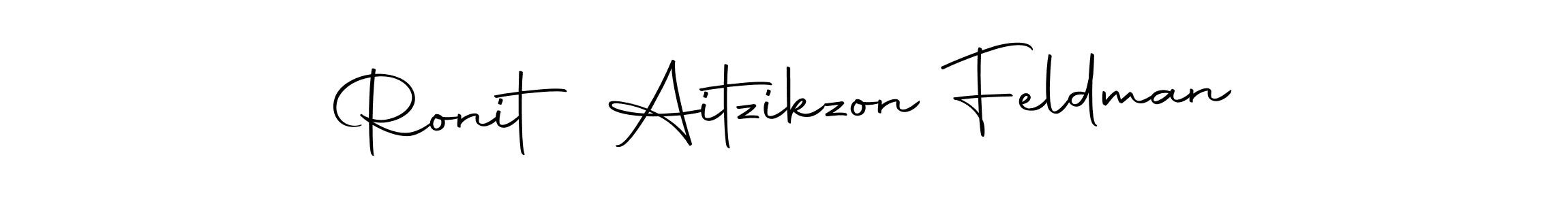 How to make Ronit Aitzikzon Feldman signature? Autography-DOLnW is a professional autograph style. Create handwritten signature for Ronit Aitzikzon Feldman name. Ronit Aitzikzon Feldman signature style 10 images and pictures png