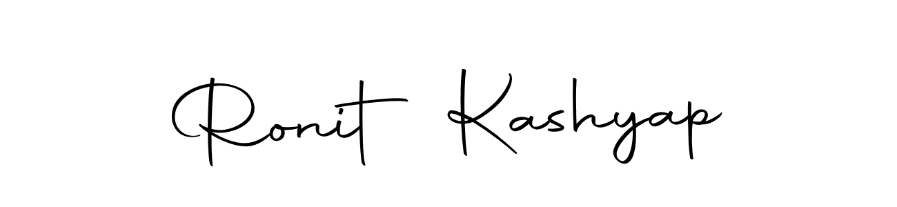 Ronit Kashyap stylish signature style. Best Handwritten Sign (Autography-DOLnW) for my name. Handwritten Signature Collection Ideas for my name Ronit Kashyap. Ronit Kashyap signature style 10 images and pictures png